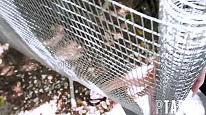 Zac Wild Cages Jennifer White's Petite Body.