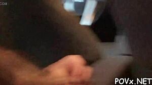 Shaved Pussy Gets Intense Pounding From Erect Cock