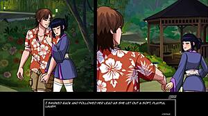 Paradise Lust Emi Encounters Massive White Cock, Swallowing It Whole