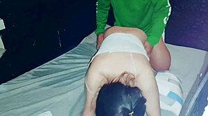 This pregnant Asian mom is too chubby, she should not be allowed to get intimate