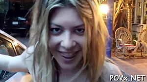 Shaved Pussy Gets Intense Pounding From Erect Cock