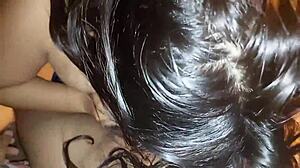 my breasts jerk him off until my mouth swallows every drop