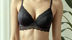 ai girls feel sexy in slutty underwear and panties barefoot