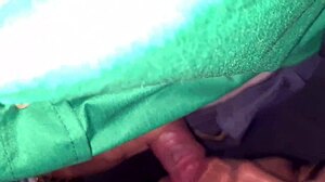 Quickie at gas station with daring street girl