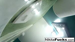 Nikita's Intense Shower Masturbation