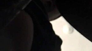 White Slut Sucks Huge Black Cock Deeply