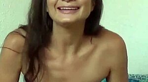 Passionate Italian milf indulges in solo play