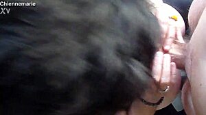 Teen brunette enjoys outdoor adventure with alexis grace