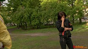 nancy rides shaved pussy after breakup spanking choking fucking