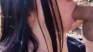 My stepniece was so horny, we had to stop and fuck!