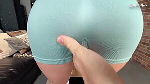 neighbor fucks blonde's tight pussy doggystyle