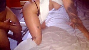 I can't believe how hard this Argentinian milf took it in her tight ass