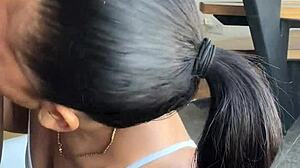 Amateur Whore Craves HUGE COCK FACE FUCK