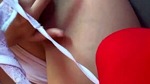 Intimate video of Colombian teacher Alexia in miniskirt, beautiful ass and tits