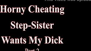 my horny step-sister begs want to ride my cock now