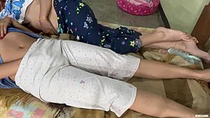 My Lesbian Friend Asks Me To Suck Her Tits While We Finger And Lick