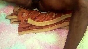 she rides mature ebony milf hard at home