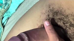 old cuckold watches milf suck big cock deep