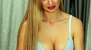 Cute blonde with big tits?