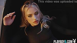 Anna Claire Clouds Strips Fiercely