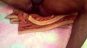 she rides mature ebony milf hard at home