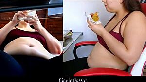 hey, wanna see this piggy gain weight while studying?