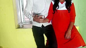 OMG! Desi School Girl’s Quick Classroom Sex with Classmate is Wild!