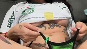 I love watching this ladyboy in hardcore action, giving an intense blowjob.