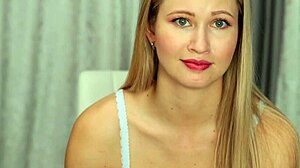 Cute blonde with big tits?