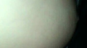 Amateur couple engages in intense fucking with girlfriend's big ass squirting wetly