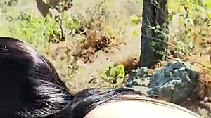 My stepniece was so horny, we had to stop and fuck!