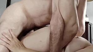 Mature MILF Enjoys Hard Missionary Fucking