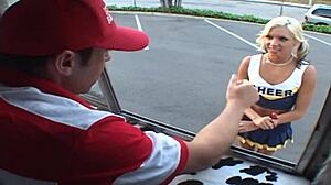 Kacey Jordan Enjoys Ice Cream Before Her Fun