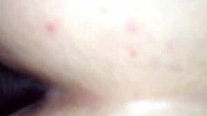 doggystyle white bitch with big black cock cumshot