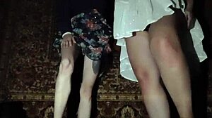 so, these girlfriends are having retro orgasms in their homemade video, it's passionate and all