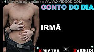 irmã amadora brasileira em ação neutra