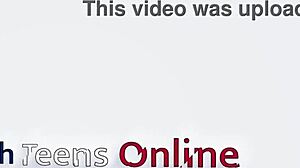 British Teen SLOPPY BLOWJOB & TIT WANK!