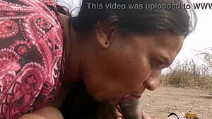 Real Indian Wife Pussy Fucked Outdoor in Jungle