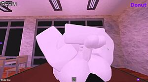 roblox classroom banging with sneaky hot action today