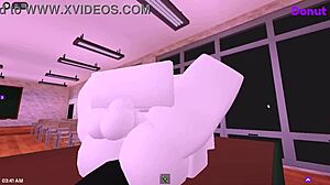 roblox classroom banging with sneaky hot action today