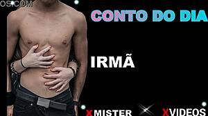 irmã amadora brasileira em ação neutra