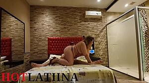 Uruguayan Mature Pays Christmas Stay with Steamy Sex