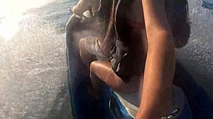 Wild Jet Ski Adventures on Guarujá Beach with Sexy Latina