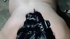 Latina wife slobbers on husband's friend's dick in dorm