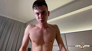 pov cumshot in hotel with boyfriend, so hot