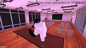 roblox classroom banging with sneaky hot action today