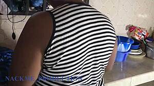 Quickly banged my stepbrother's wife in costume while he's away