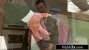 Busty Muslim Teen 18+ Seduces Stepmom’s Boyfriend