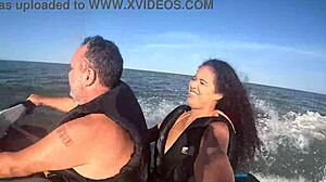 Wild Jet Ski Adventures on Guarujá Beach with Sexy Latina