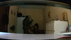 homemade black guy with white girl action